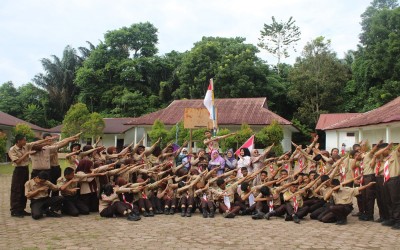 SMAN 1 Angkola Selatan melaksanakan peringatan HUT Pramuka yang ke 64 tahun.