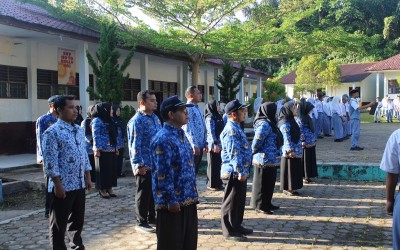 Pelaksanaan Upacara Peringatan HUT RI yang Ke 80 di SMAN 1 Angkola Selatan
